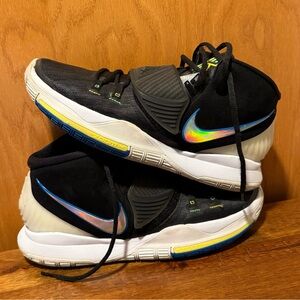 Nike Kyrie 6 Black Soar Shutter Shade BQ4630 004 Men's Sz 10.5 Basketball Shoes